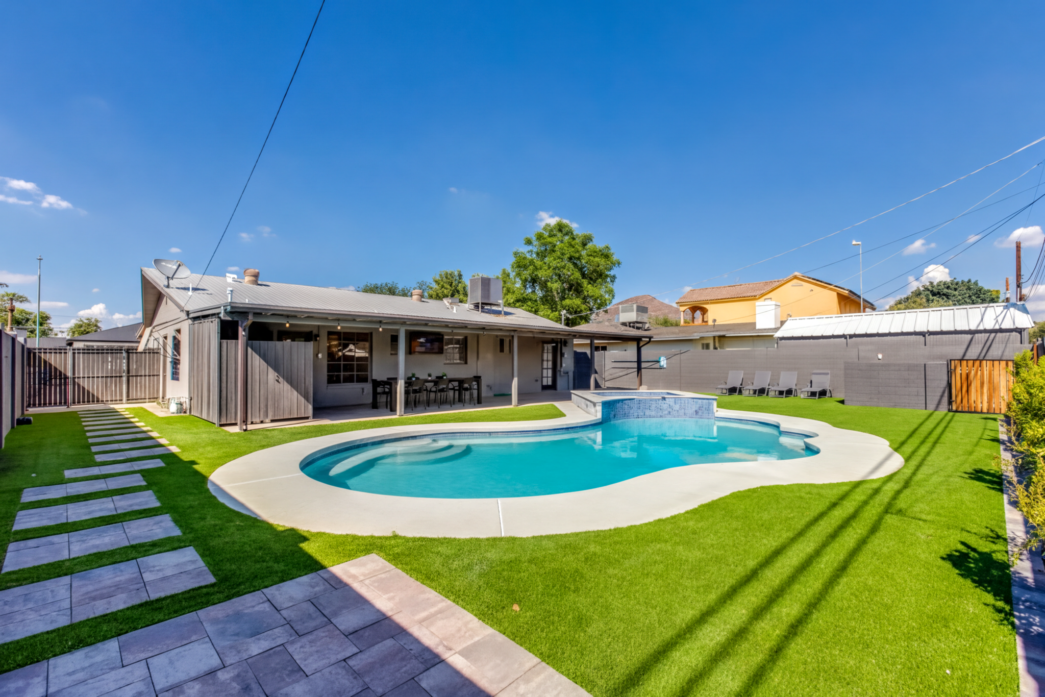 Completed pool remodel